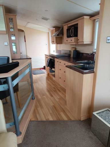 Galley style kitchen